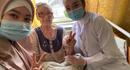 Студенты КГМА на практике
