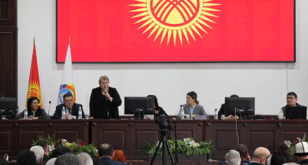 Награждение на Ученом совете КГМА
