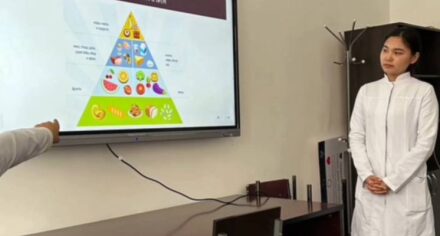 Кураторское занятие на тема  «Применение правильного питание среди студентов»
