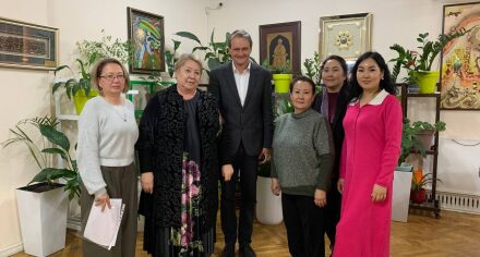 Встреча ректора КГМА с профессором Йоргом Хувылером