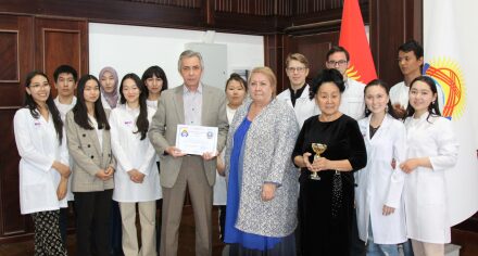 Команда КГМА заняла 1-место на межвузовской олимпиаде по гистологии