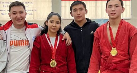 Бегимай Эрмакова заняла первое место в Чемпионате КР по спортивному самбо